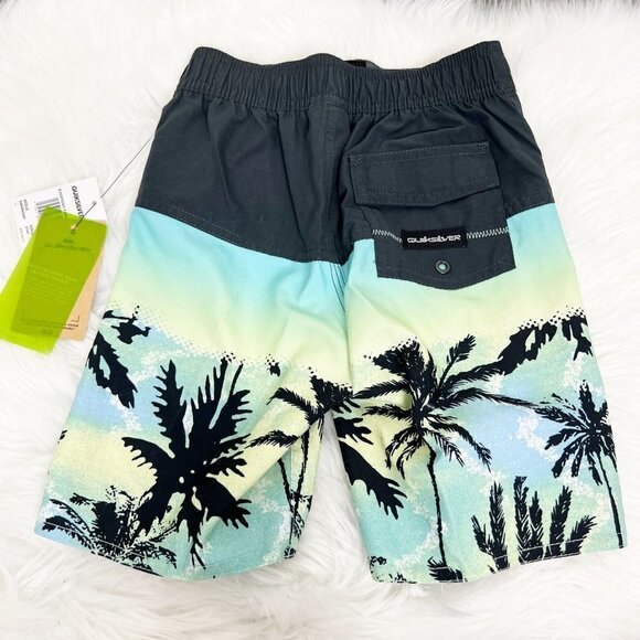 Quiksilver Toddler Boy 5 Everyday Panel Sunset Boardshorts Swim Trunks Surf - Picture 2 of 6